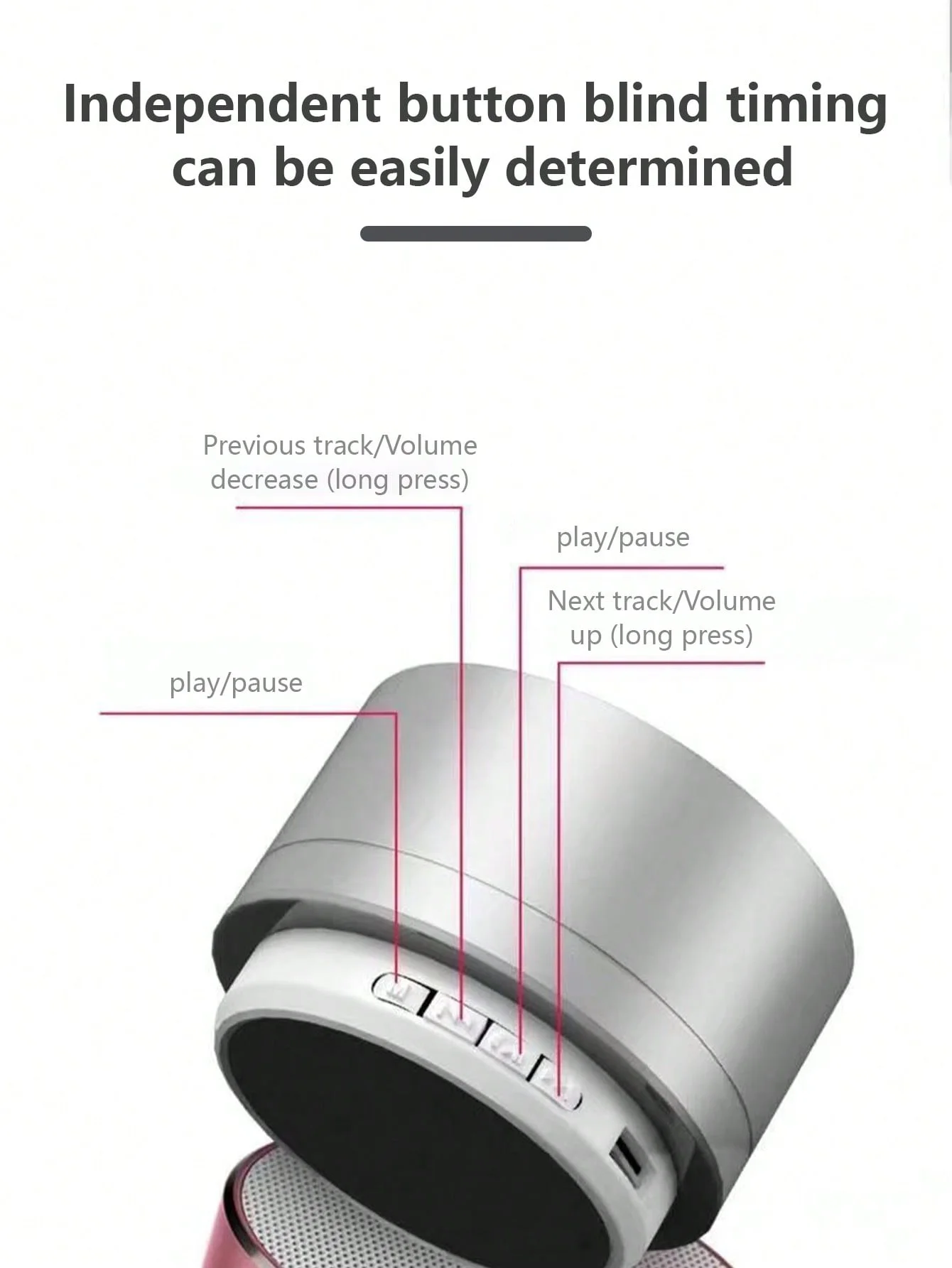 مكبر صوت بلوتوث متوهج RGB بملمس معدني، شريك صوتي جديد للفيديو المنزلي والتشغيل العصري في الهواء الطلق #4