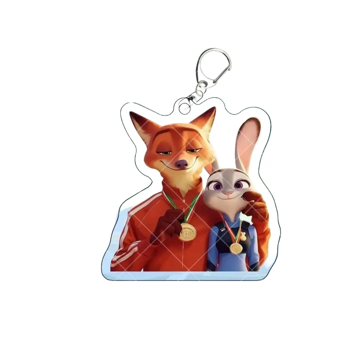 

11styles Anime Zootopia 2：Rise of The Non-Mammalians 2025 New Peripherals Judy Rabbit Acrylic Keychain Fox Nick Acrylics Toys
