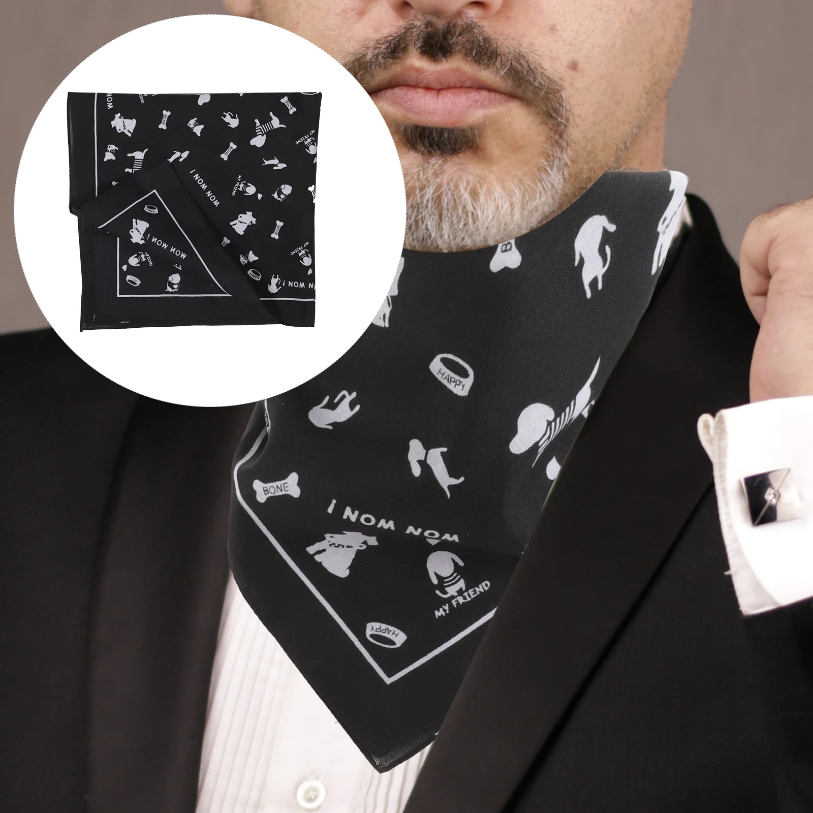 Cycling Mask Black Bandana Bandannas for Head Men Handkerchief Printing Bandanas Women Cotton Miss Turban