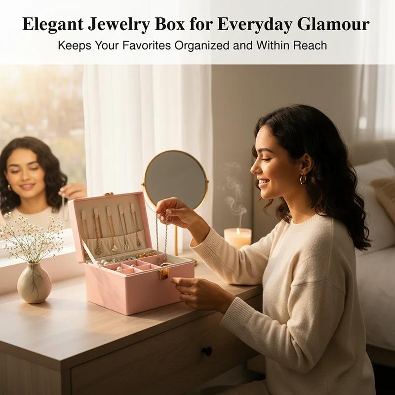 

1PC Jewelry Storage Box, Necklace Earrings Jewelry Storage Box, Ideal choice for Gifts