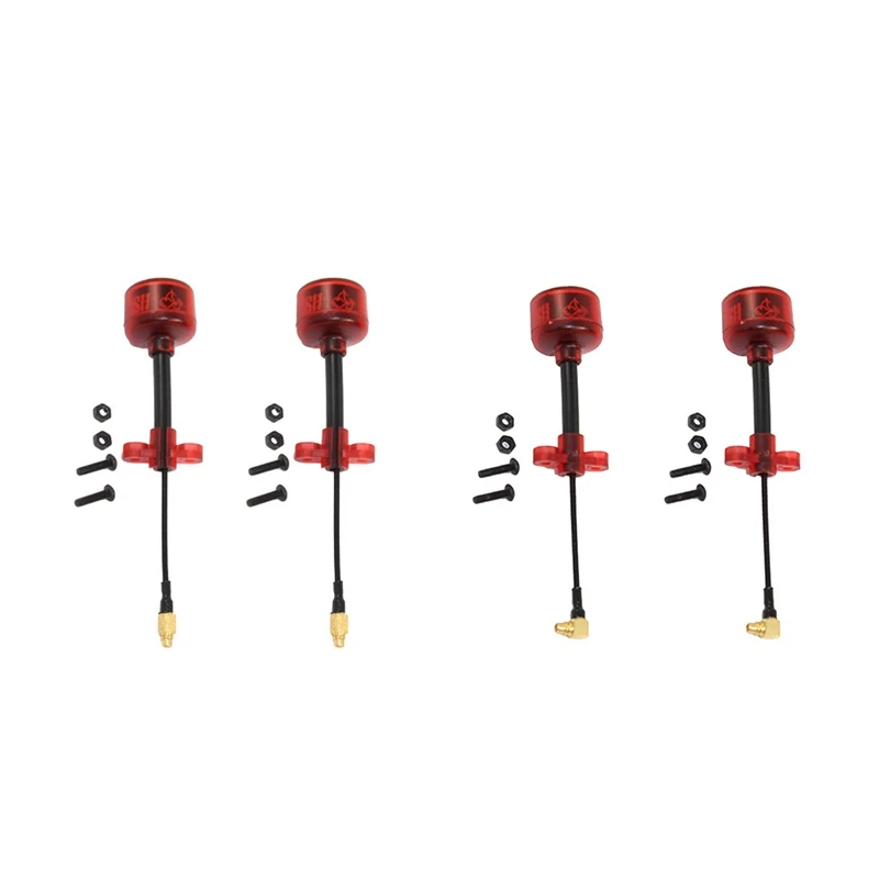 2 szt. Antena FPV 5.8G MMCX RHCP antena VTX VRX antena adapter anteny dalekiego zasięgu do gogli RC FPV Drone