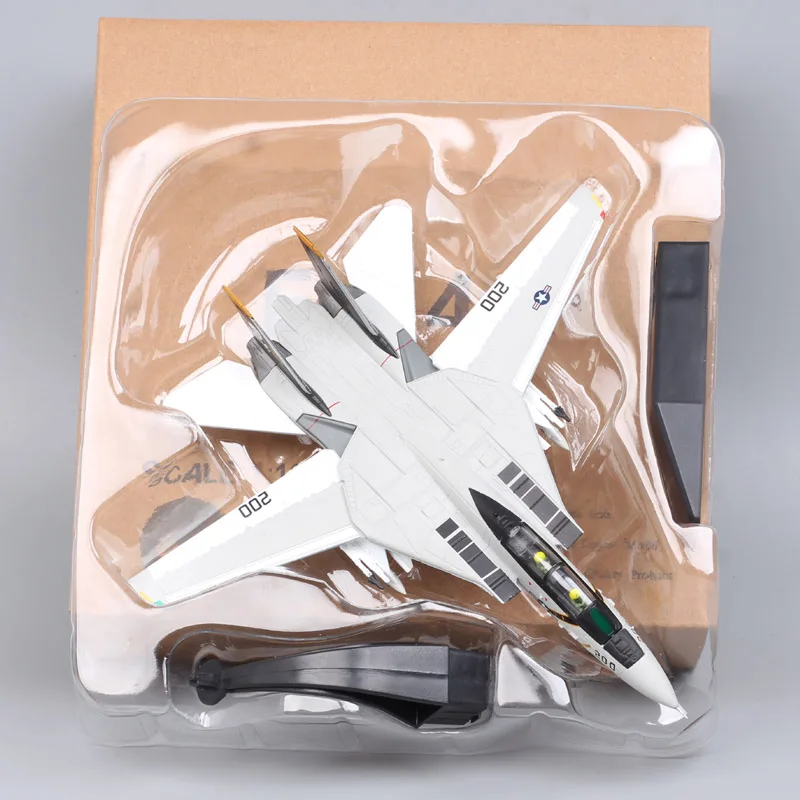 1/100 Scale 19cm F-14A F-14B Tomcat Jet Fighter Sukhoi Su-35 Flanker Diecast Aircraft Toy Plane Military Model Display Miniature
