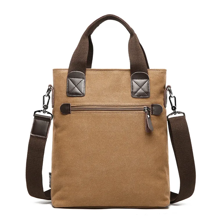 High Quality Men's Shoulder Bag Travel Crossbody bags Vintage Tote man Laptop Messenger Bags canvas male Handbags bolsas сумка view 3