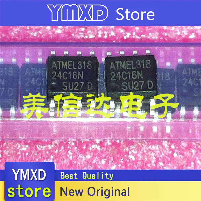 10pcs/lot New Original AT24C16N 24C16N memory SOP-8. In Stock