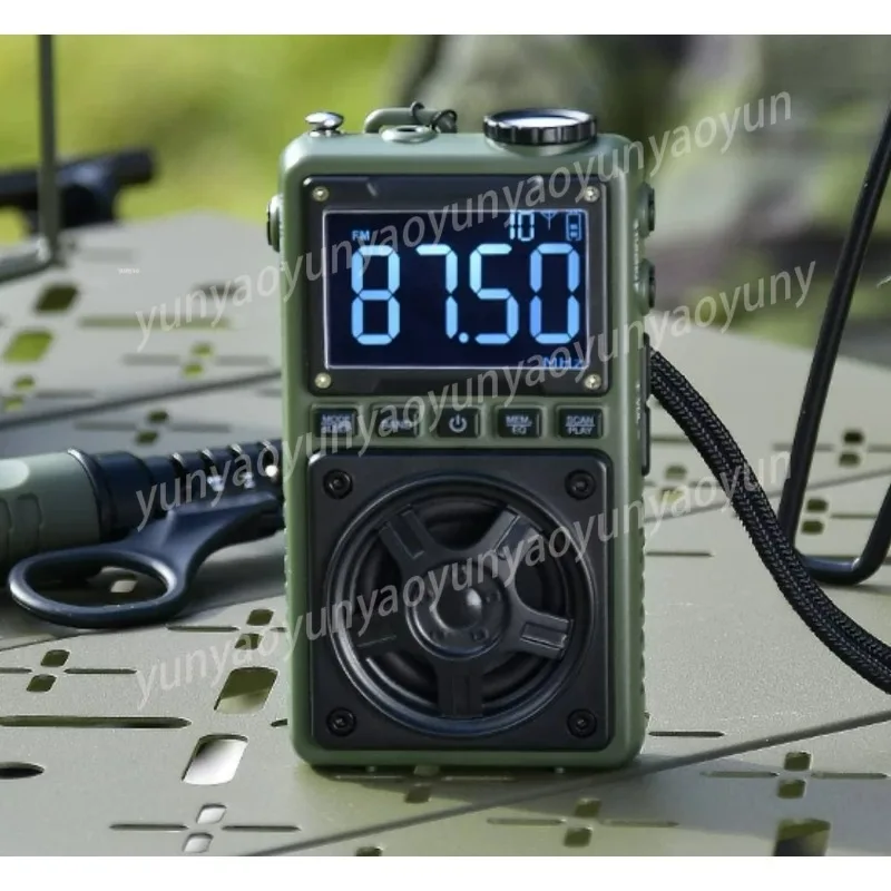 Multi-functional Mini Handheld Radio for The Elderly High-end Full-band Portable Small Bluetooth Plug-in Card