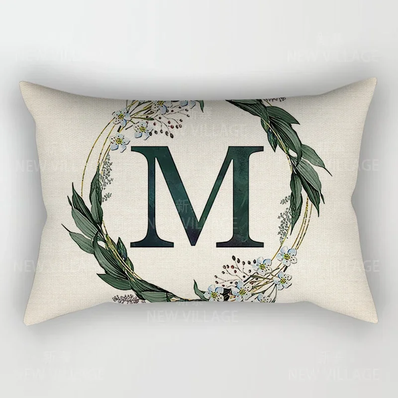 Home Decor 26 Letter Alphabet Pillowcase autumn decoration pillow cushion cover decorations throw pillow covers30*50 40x60 50*70