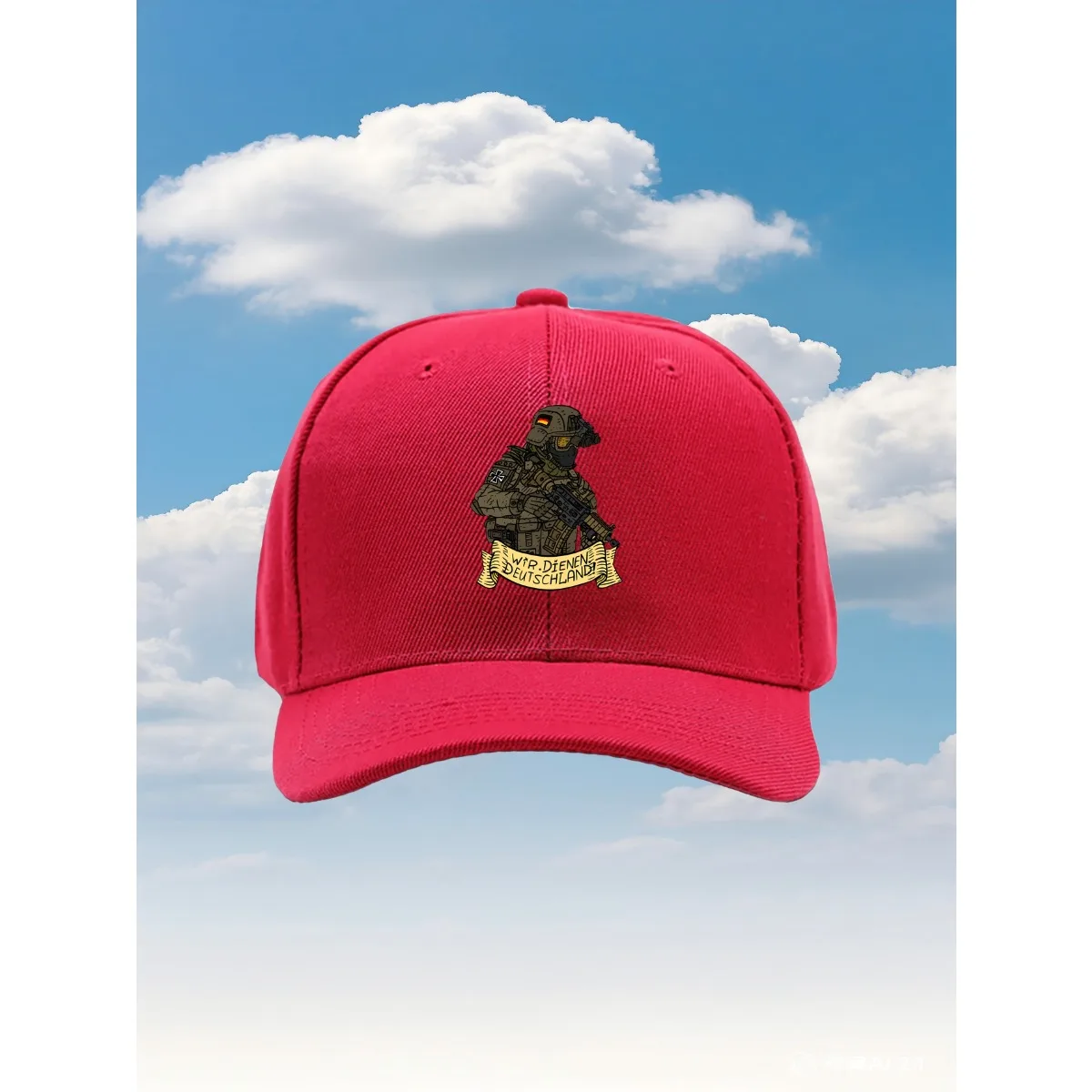 قبعة سائق الشاحنة طراز جديد wir dienen deuschland 2025 مع مقاس قابل للتعديل وتصميم مطبوع ممتع مثالي للأنشطة الخارجية Tr #6