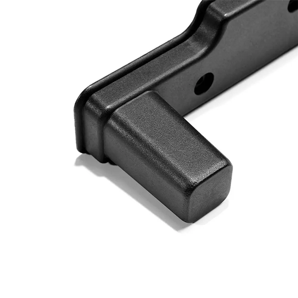 Black Luggage Feet Stud Tool Replacement Plastic Trolley Luggage Bracket Front Feet 24*6.6cm Suitcase Foot Universal