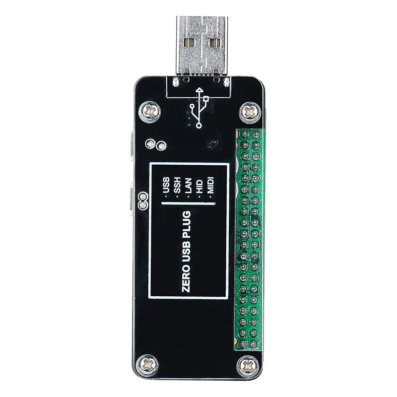 Raspberry pi zero/w placa de expansão do dispositivo usb para raspberry pi com capa de proteção de isolamento de energia acrílica