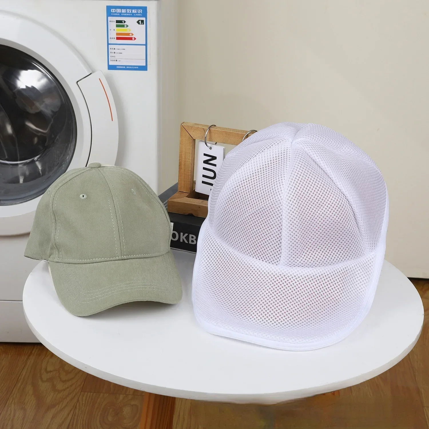 Hat Washer Cap Washing Cage Protector Portable Multifunctional Detachable 2 in 1 Hat Organizer for Washing Machine