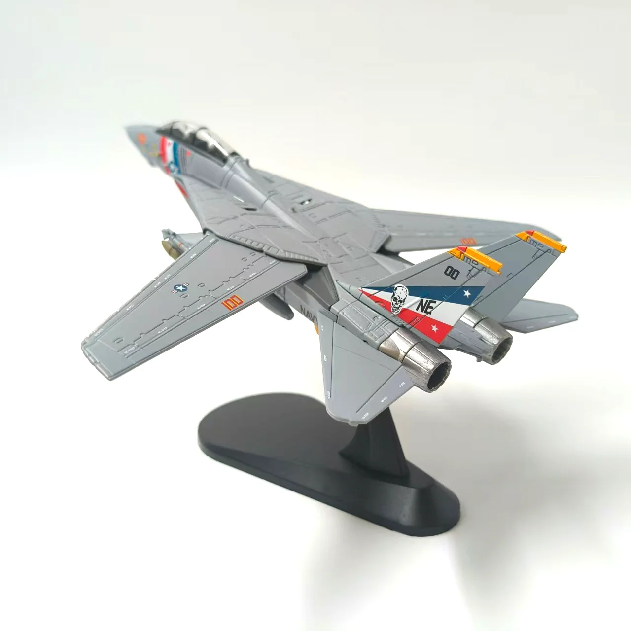 

Литой под давлением масштаб 1:100, американский F-14D Tomcat Fighter VF-2 Bounty Hunter Final Cruise, модель самолета из сплава, Коллекционная игрушка, подарок, сувенир