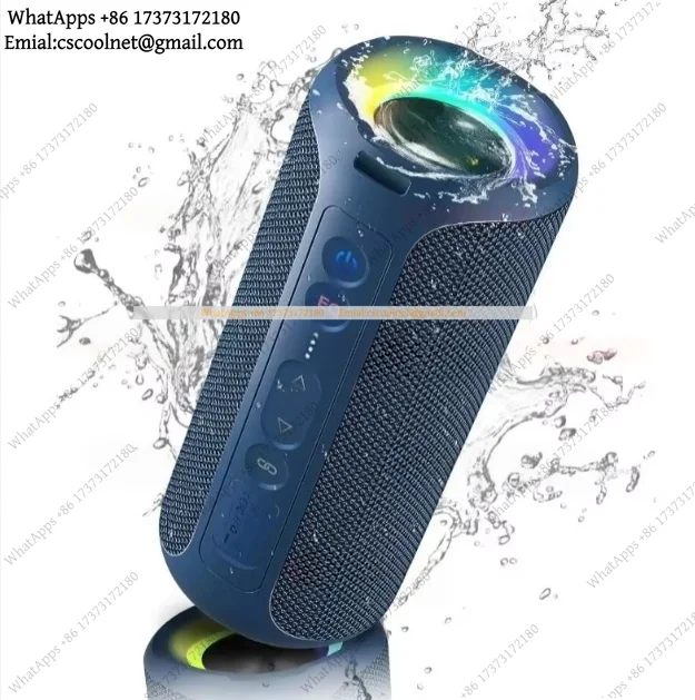 JS02 for Ortizan Bluetooth Speaker 40W Enhanced Bass Portable Outdoor IP7 Waterproof Shower Speaker 30Hrs Playtime BT 5.3