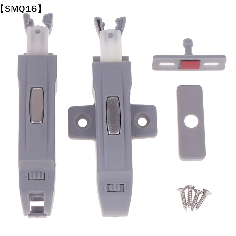 1 Pack Rebound Self Locking Device,Push To Open Cabinet Catches,Adjustable Kitchen Buckel Locks,Cabinet Push Latches【SMQ】