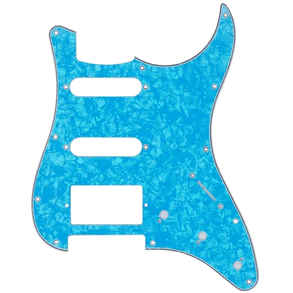 Multicolor 11Hole SSH Guitar Pickguard Scratch Plate For ST SQ Electric Guitars PVC Celluloid Stndard Models Perfect Replacement