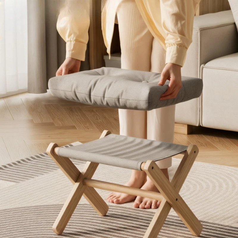 Sofa Foot Stool Under Desk Office Footrest Nap Leg Support Pedal Portable Foot Holder for Home Workplace Bedroom