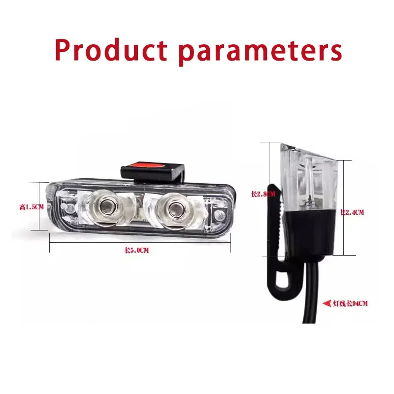 12V24V LED Warning Lights Amber Flashing Auto Strobe Beacon Car Blue Emergency Flag Modification Carte police Red Off Road Truck