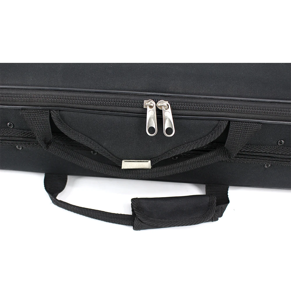 TONGLING Suitable for 15-16.5 Inch Viola Black Canvas Shockproof Grade Portable Viola Case