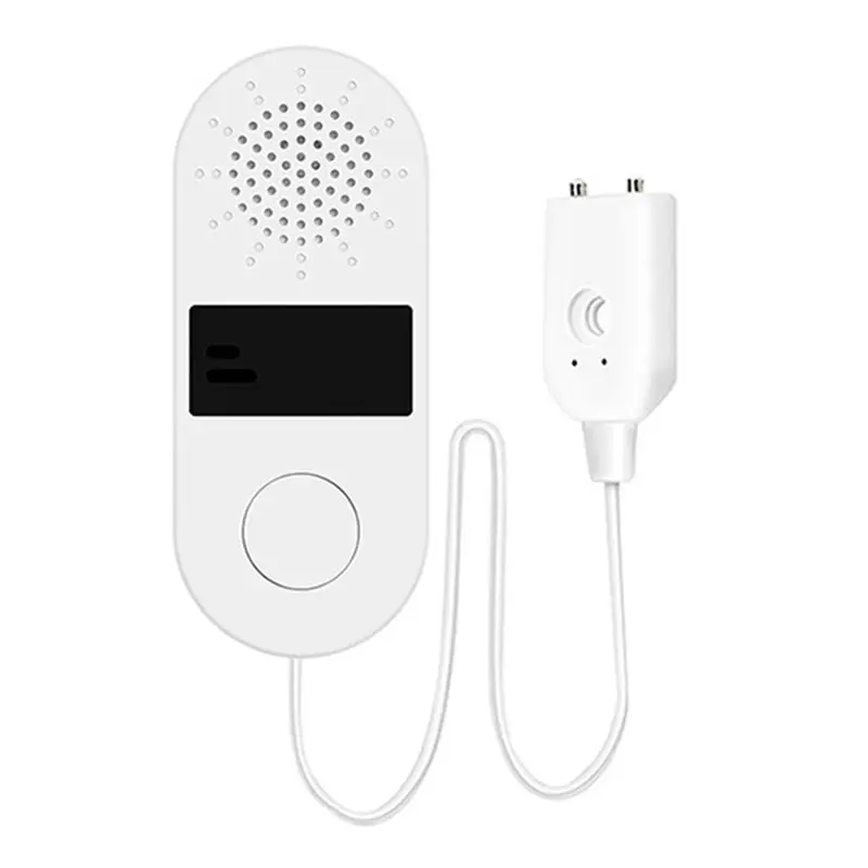 

Tuya 2.4Gwifi Water Leak Detector With Sound Light Alarms 130DB Water Leak Smart Home Water-Alarm Sensor App Control-A12I