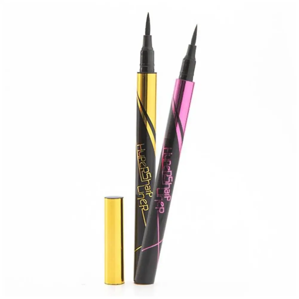 Wodoodporny matowy szybkoschnący bez barwienia Halo Eyeliner naturalne narzędzia czarny cienkopis Eyeliner do makijażu płynny długi ołówek brązowy La C6P9