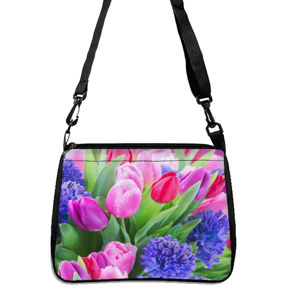 Tulips Fashion Shoulder Bag Travel Bag Crossbody Bag Crossbody Bag, Casual Handbags and Grocery for Women 5.23