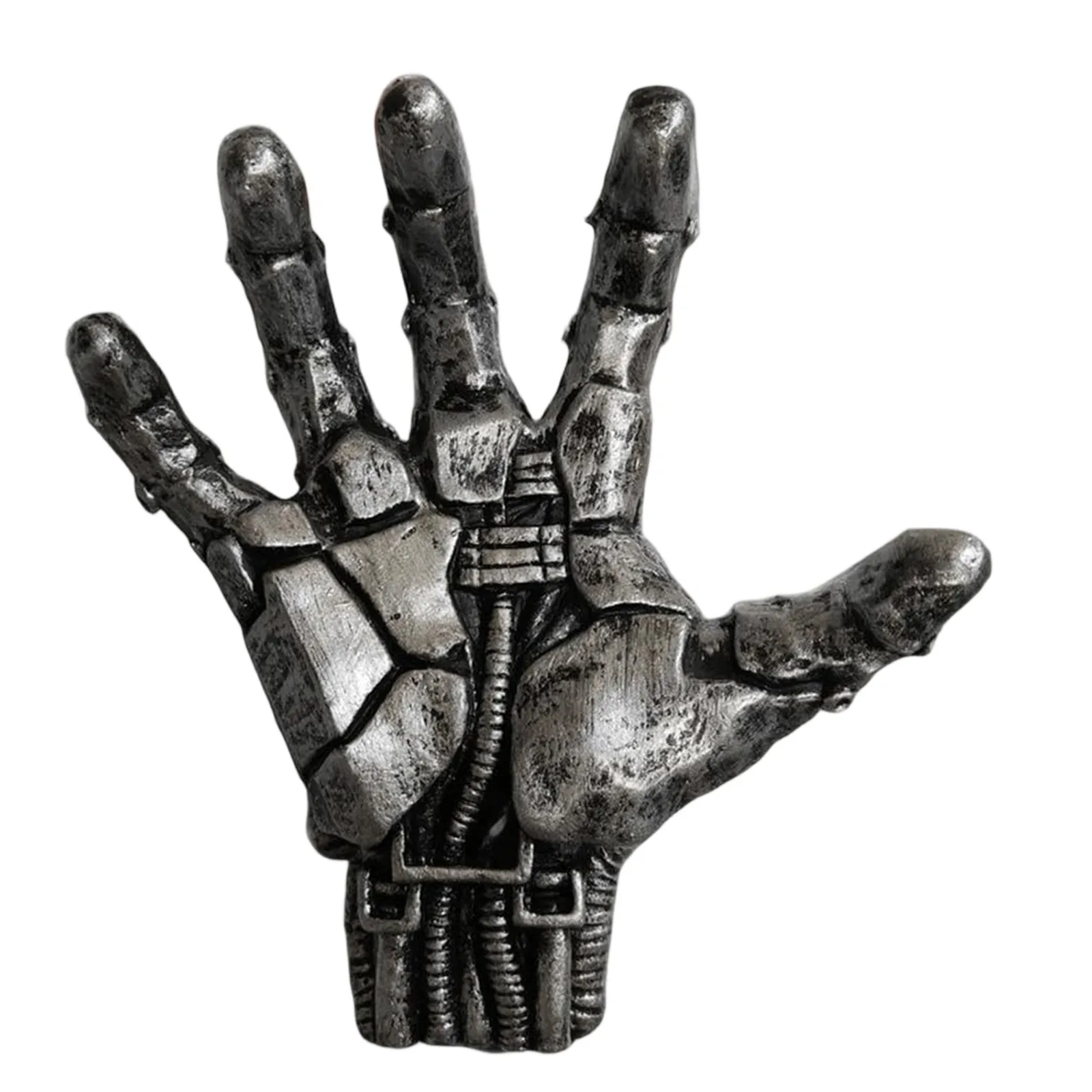 

Creative Game Controller Wall Mounted Basketball Soccer Robot Rack Cyberpunk Robotic Arm Resin Craft Decoration Storage Rack