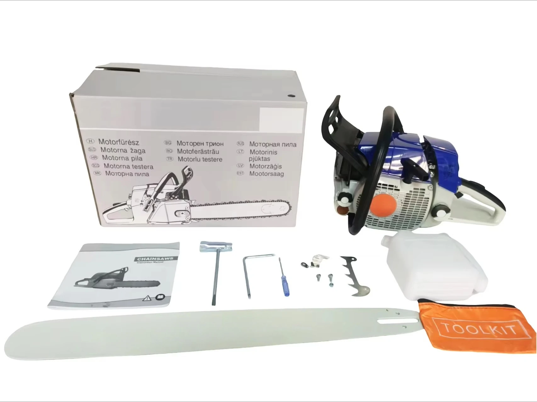 3.9KW 25'' Industrial Professional Chainsaw 2 Stroke Wood Cutting Garden Power Tools Chainsaw