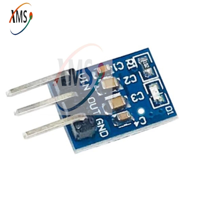 1-10PCS 5V To 3.3V DC-DC Step Down Power Supply Buck Module AMS1117 800MA Automatic Adjustable Boost Board Start Limit Voltage