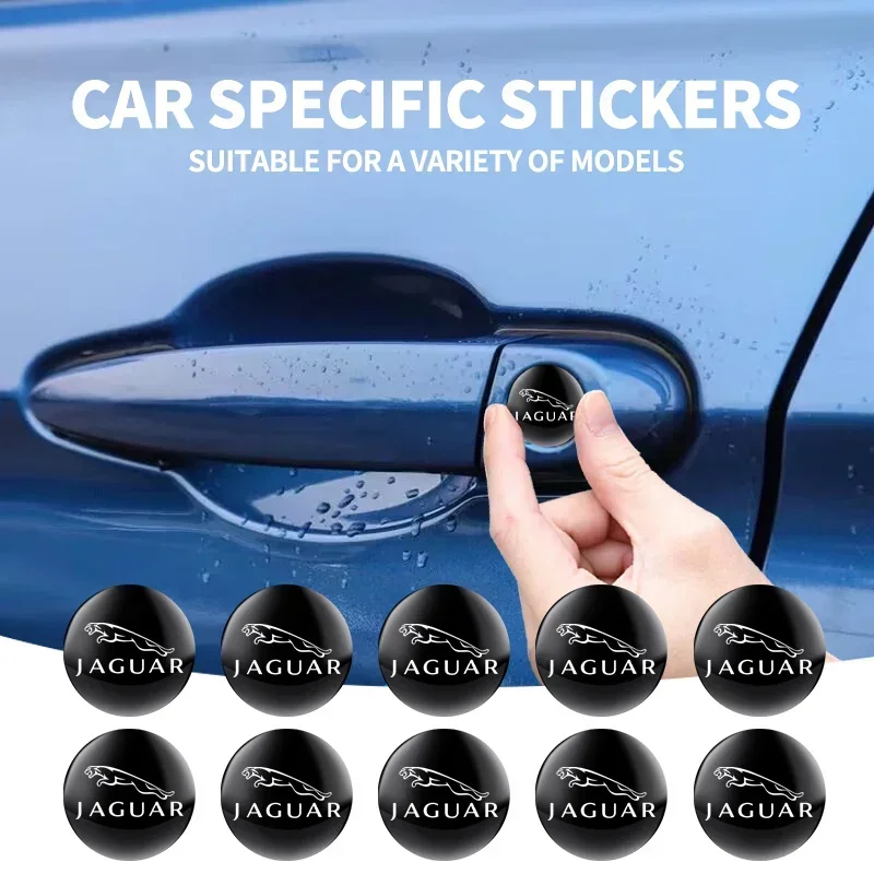 

2/5/10Pcs Car Lock Keyhole Stickers Decoration Protection For Jaguar XF XJ XEL F-Pace E-PACE X-Type S-Type F-Type Auto Accessory