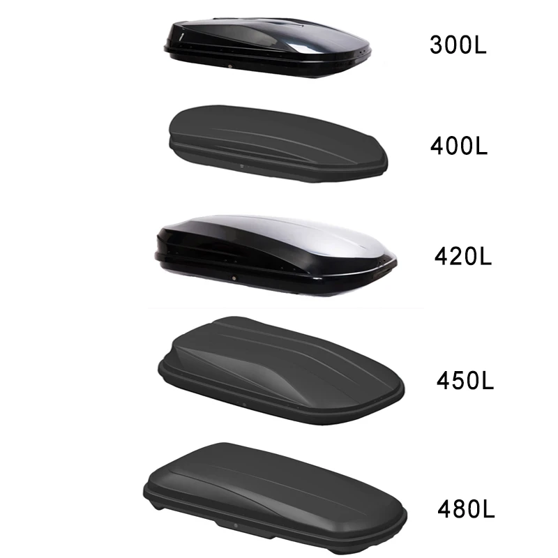 

Custom Sport 300L-480L Anti-lock Brake System Roof Rack Factory Car Top Goods Rack Storage Box Sports Design Luggage Roof Box