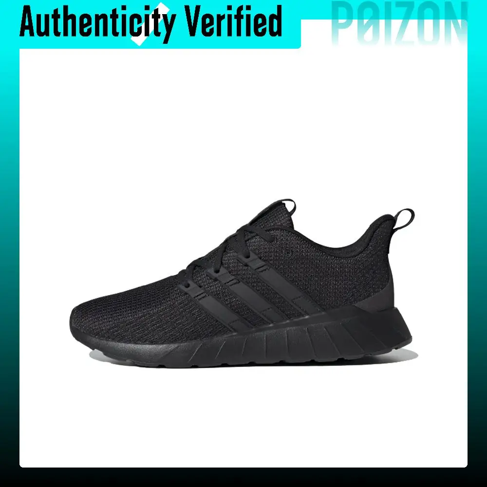 Adidas Neo Questar Flow Comfortable Cushioning Slip-Resistant Abrasion-Resistant Low-top Casual Running Shoes Men's EG3190