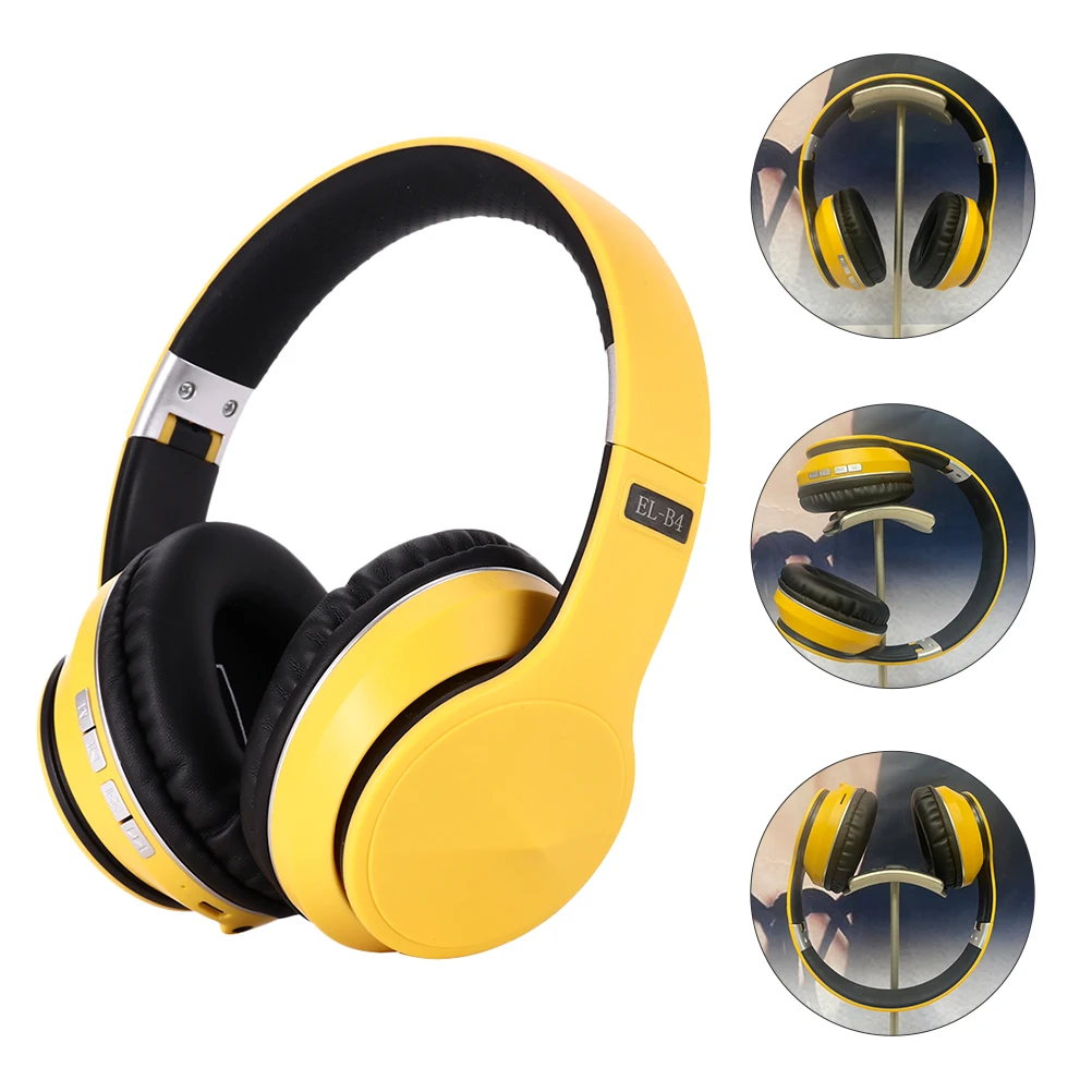 

Earphone Foldable Headset Wireless Folding Headsets Over Adjustable Fashionable Headphone