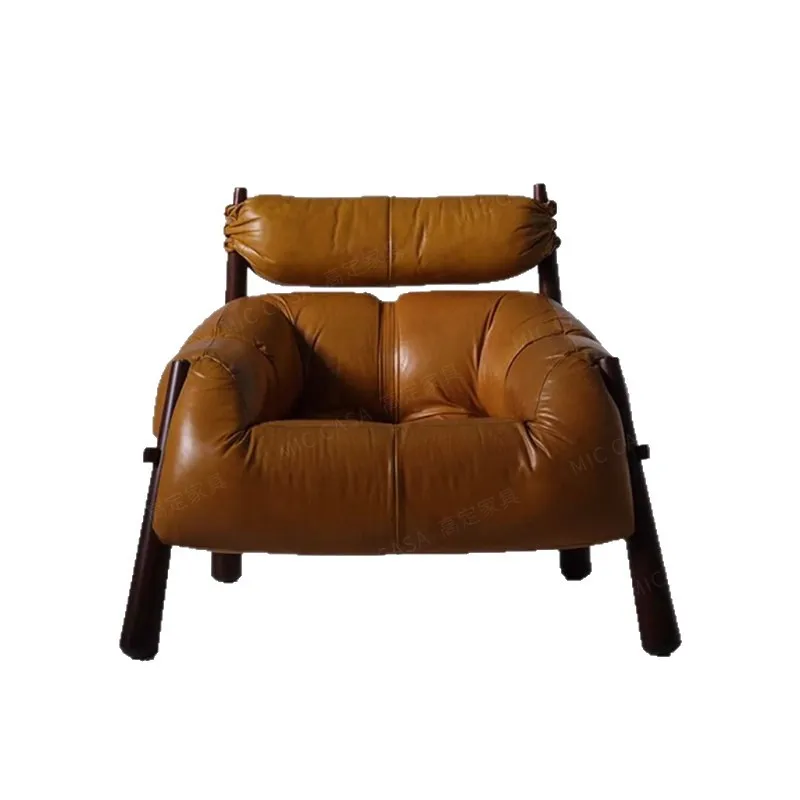 

Medieval sofa chair, oil wax leather, sofa chair