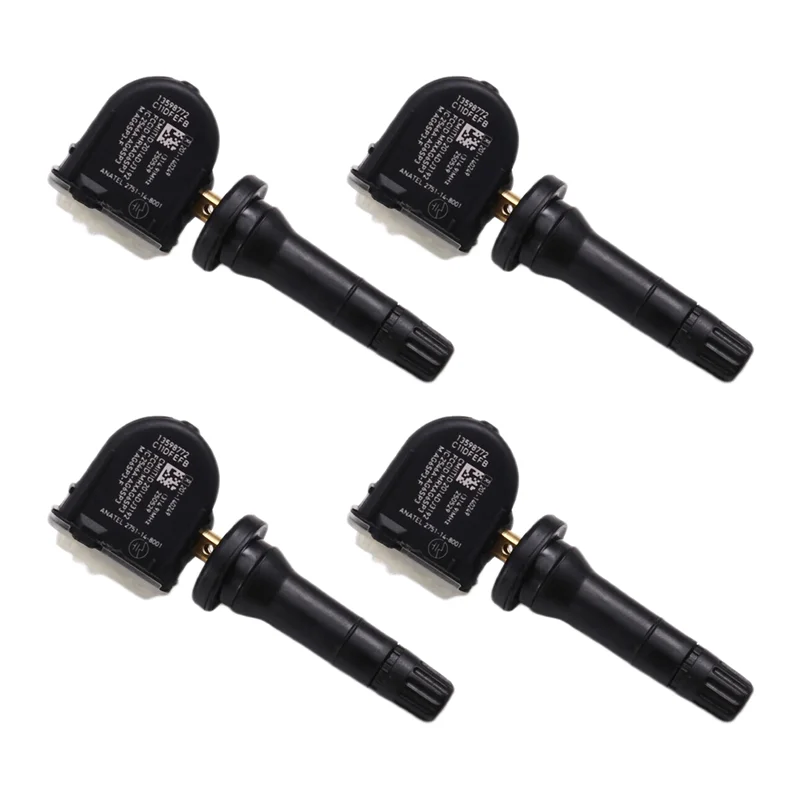 4Pcs 13540601 13598772 315Mhz TPMS Tire Pressure Sensor For Cadillac ATS CTS Equinox Silverado GMC Sierra