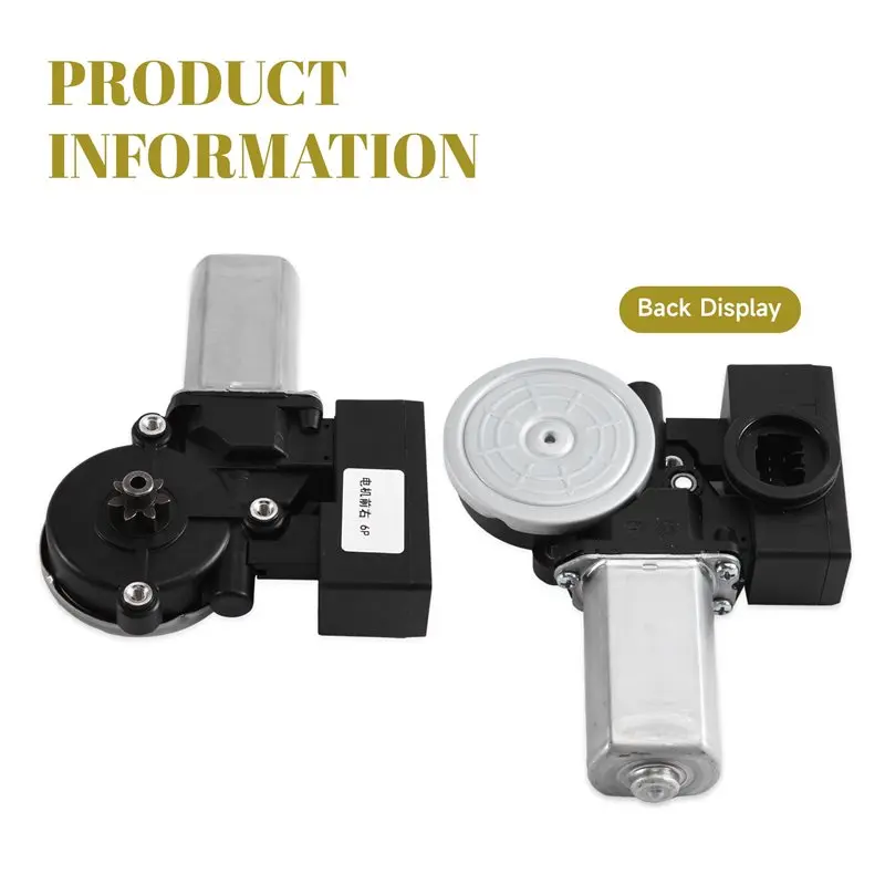 Front Power Window Motor Replacement For Toyota Corolla 2004- 2013 6Pin Part Numbers 85720-33130 85720-02170-T61C - view 6