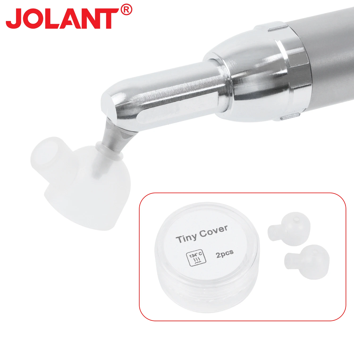 2 Stück JOLANT Dental SandTrap Dental Tiny Cover für Aluminiumoxid Air Abrasion Micro Blaster Sandstrahler Pulver Staubdichte Kappe