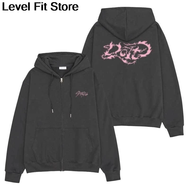 Y2k zip-up hoodie fashion Trend DO IT  Fashion Hip Hop Letter Print Sweatshirt Kpop Men Women High Quality Cotton Thick Hoodie