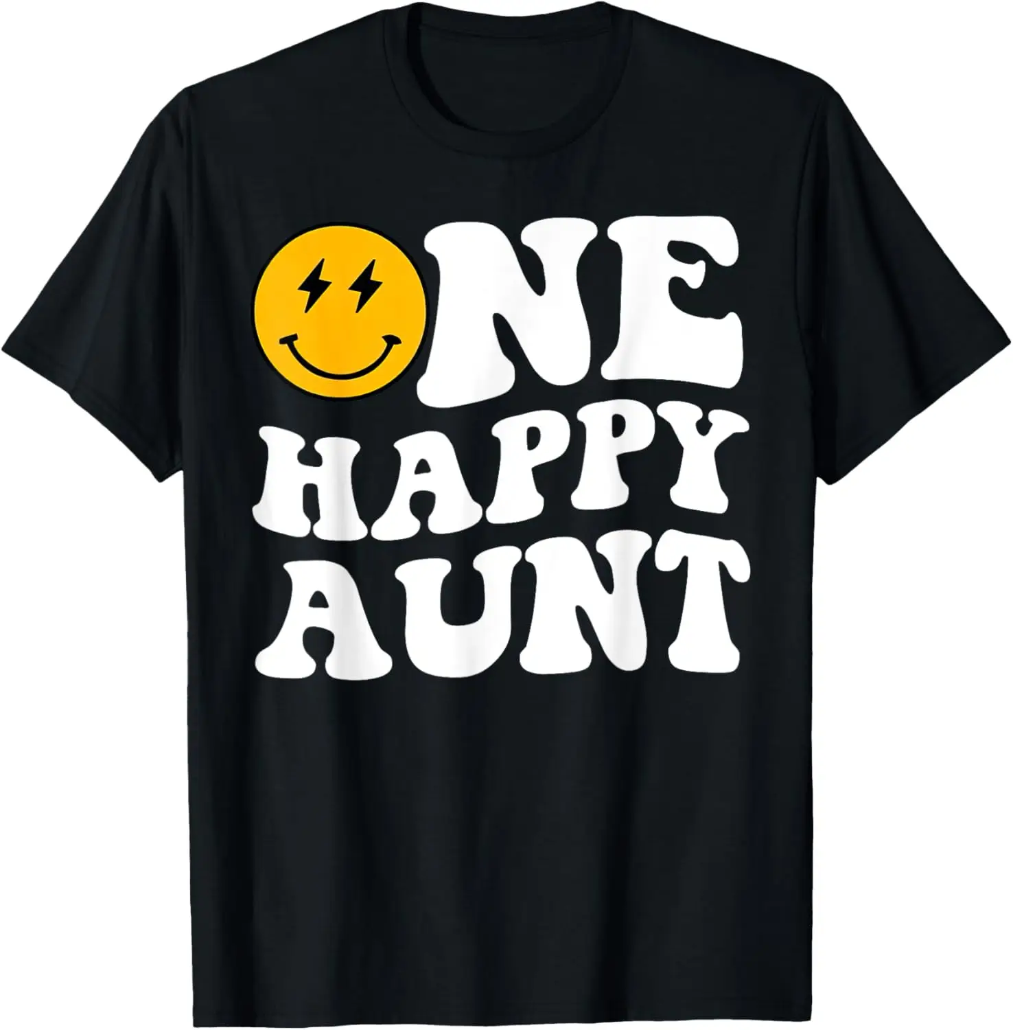 One Happy Dude 1st Birthday One Cool Aunt Family Matching T-Shirt