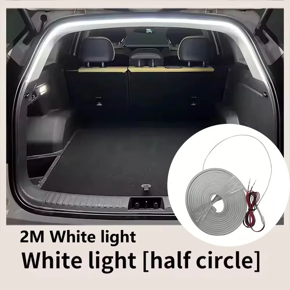 

High brightness car trunk lighting ambient light interior decoration LED wiring free automatic sensing tailgate light strip