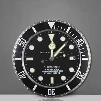 3D 아크릴 라운드 이슬람 이슬람 스크립트 디자인 독특한 벽 침실 라마단 벽시계, 홈 시계 룸 패션 장식, 리브 S3H1 