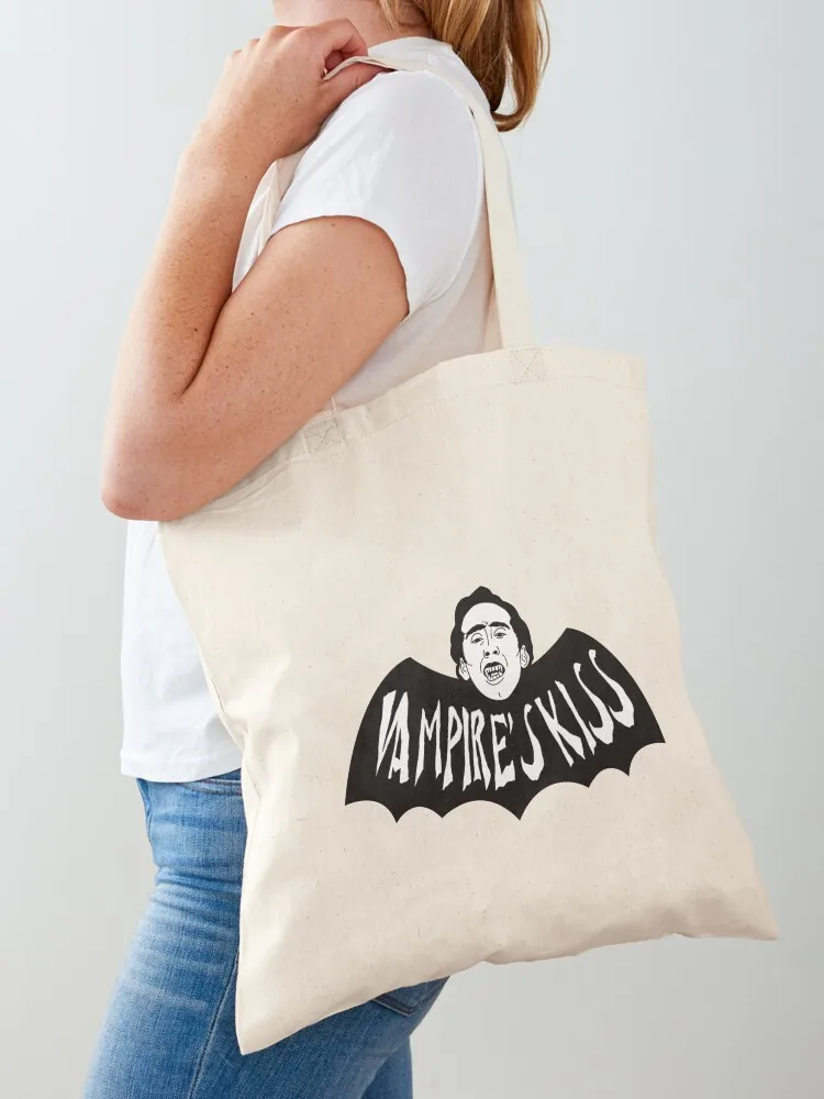 

Nic Cage Vampire Tote Bag Shopping bags university shopper bag tote bag men Shopper