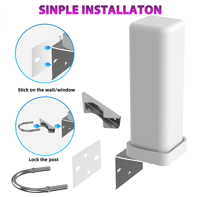 Antena de TV Digital 4K 35Dbi para exteriores, amplificador de señal de largo alcance, Canal HDTV gratuito, 6000 millas, para ATSC/DVB-T/DMB-T/ISDB-T