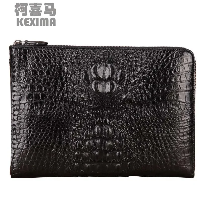 

lukani Crocodile clutch bag male large capacity business casual men bag envelope