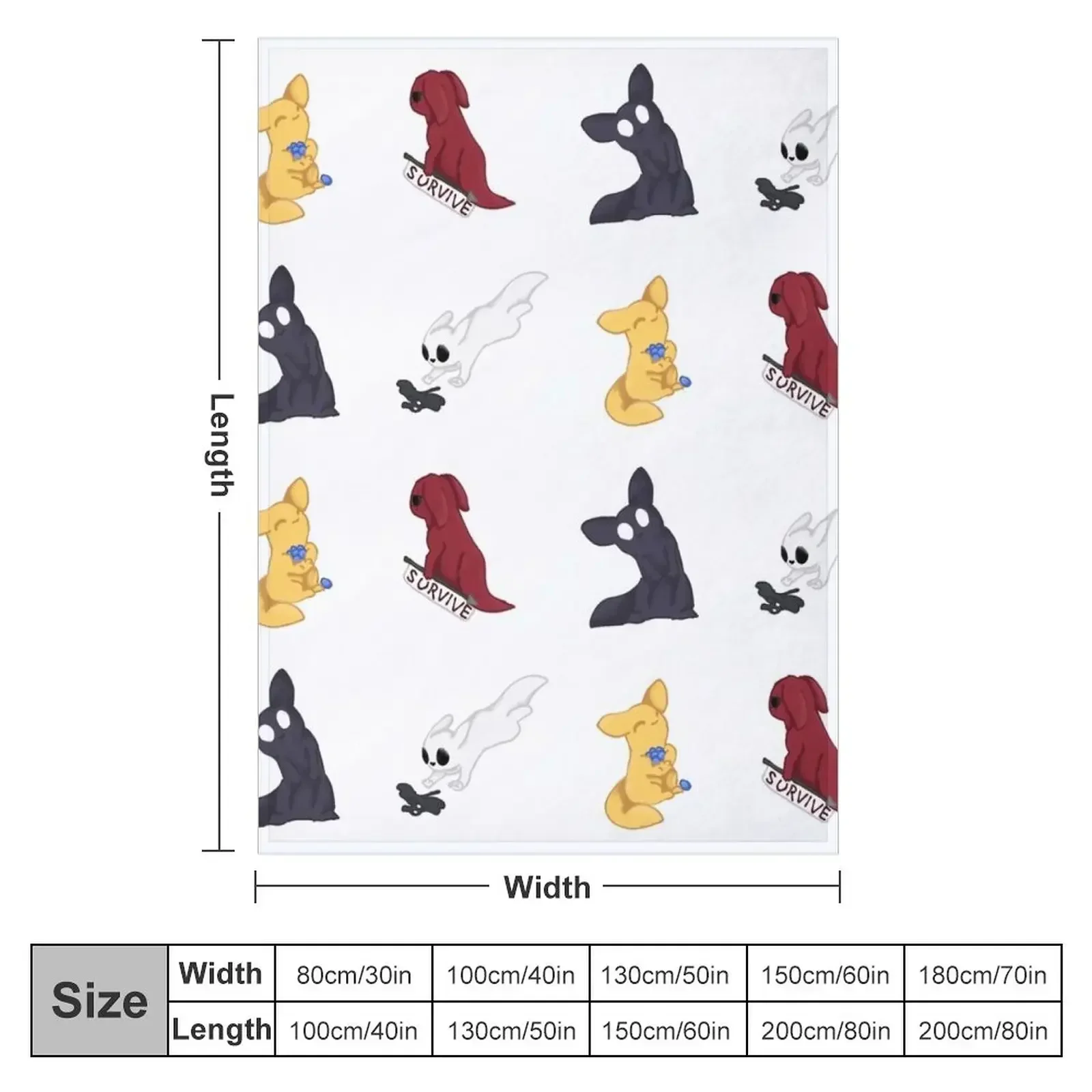 Rain World slugcats Throw Blanket manga Travel Luxury St Blankets