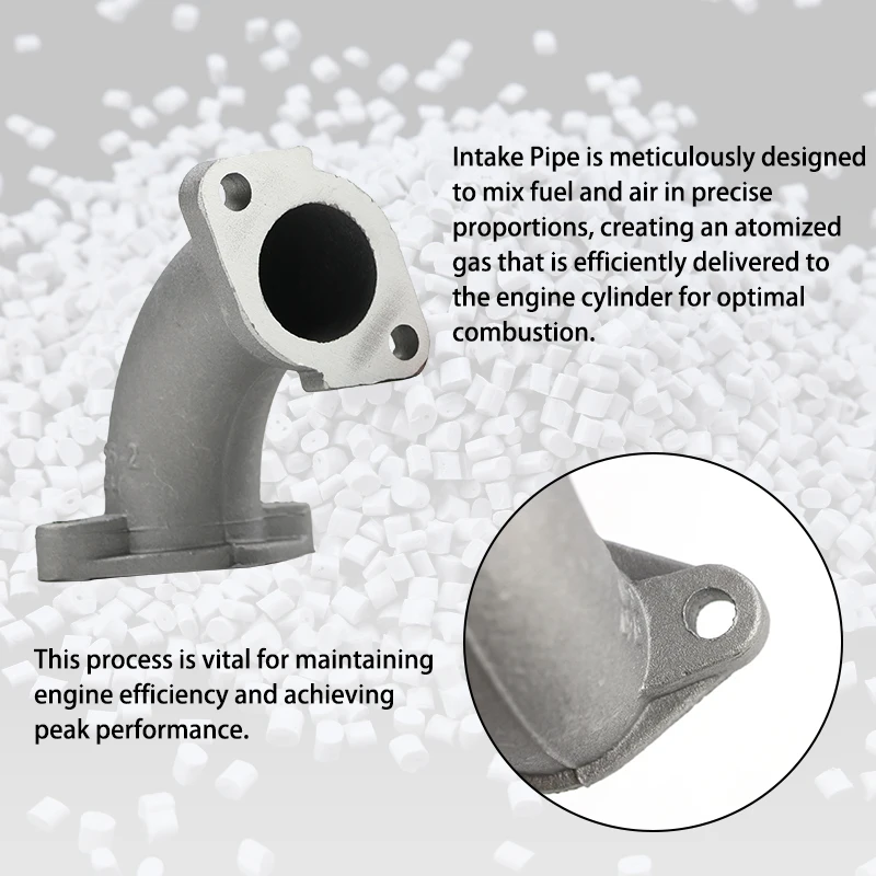 Запчасти для мотоциклов, инструменты, впускная труба двигателя из алюминиевого сплава 56-2FH для пит-байка, квадроцикла, квадратный шарнирный коллектор, аксессуары для мотоциклов