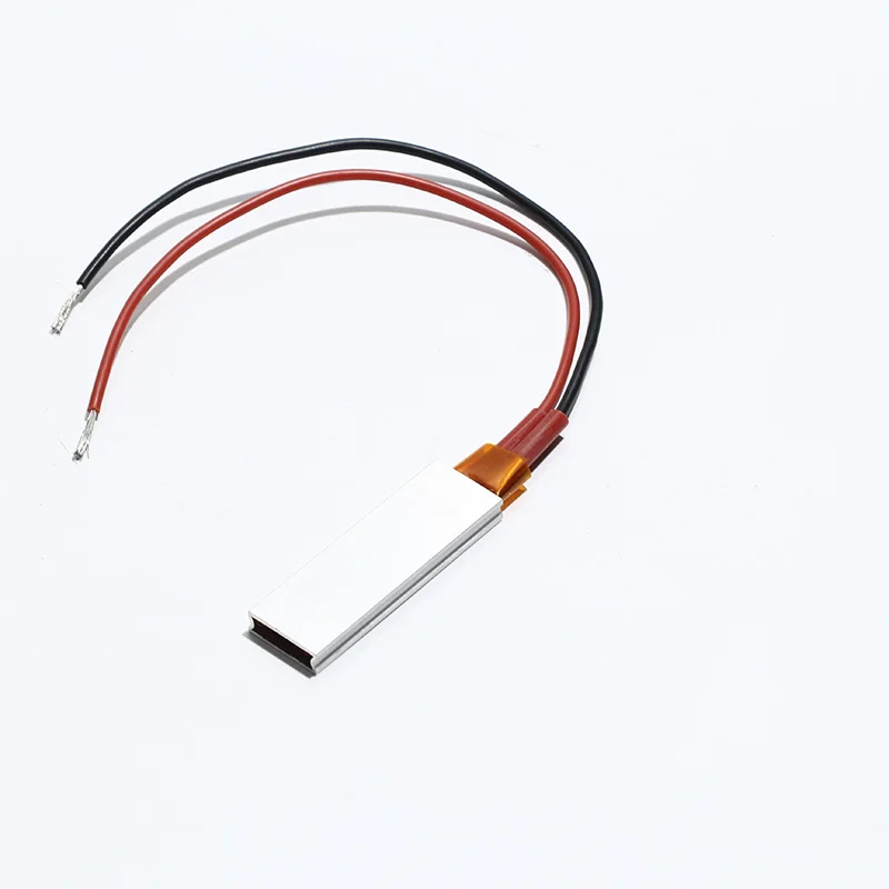 1PC Small 46x15x5mm Constant Temperature Ceramic PTC Heating Element Aluminum Shell Heating Plate Electric Heater 220V 230℃