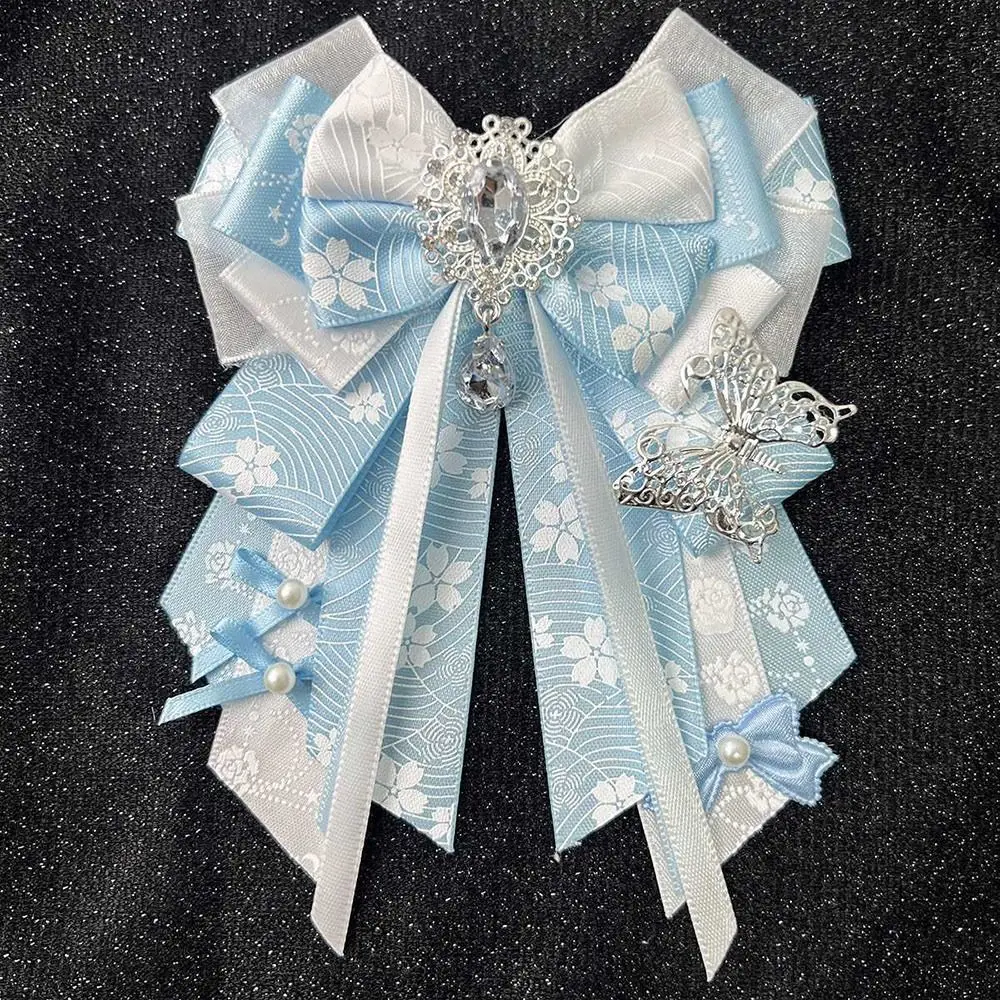 Double Layer Ribbon Itabag Decoration Handmade Jewelry Long Streamers Ribbon Bow Bag Pendant Knot Bowknot DIY Handmade