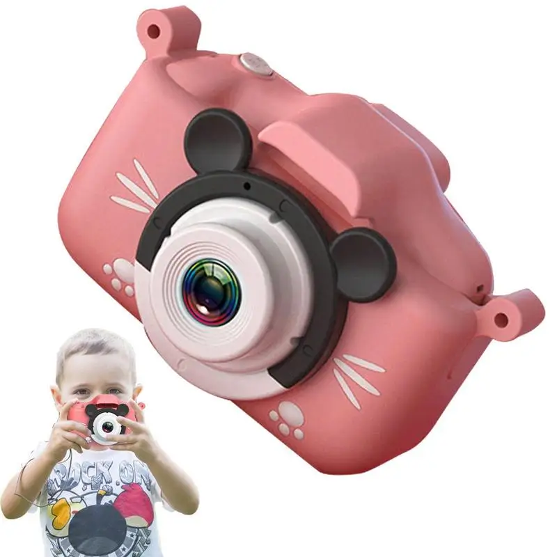 Digital Camera Silicone Cover Cartoon Mouse Digital Camera Case For Kids Kids Camera Cover Protect From Scratches Bumps