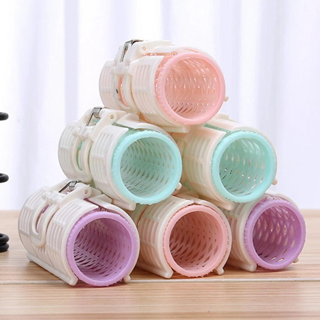 

2PCS/Set Hair Curler Spring Clip Curlers DIY Rollers Wavy dressing Barber Styling Tools Random Color