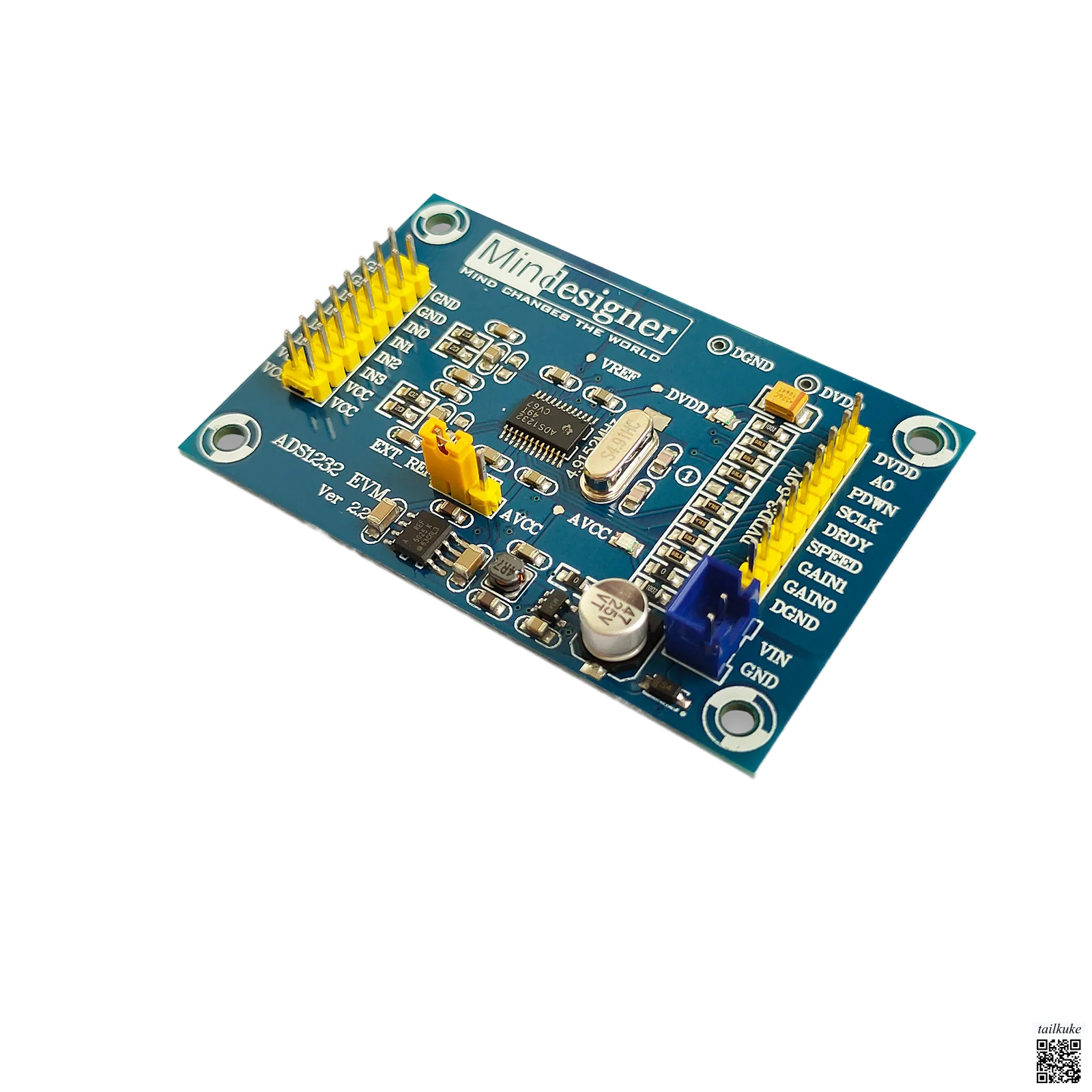 

ADS1232 Module 24 Bit ADC Module High-precision Analog-to-digital Conversion Module ADS1232IPW