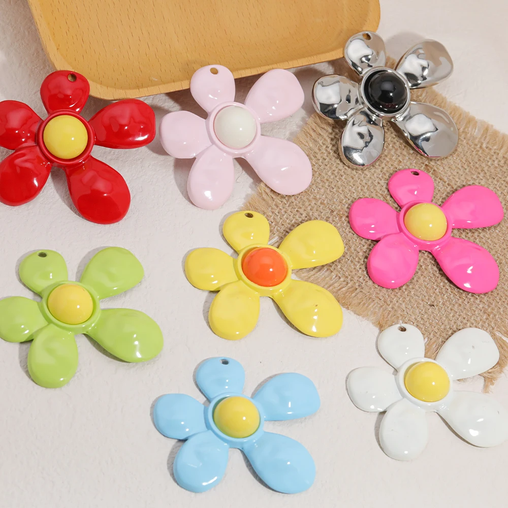 

Cordial Design 30Pcs 63*67MM DIY Pendant/Paint Effect/Hand Made/Jewelry Findings & Components/Flower Shape/Bag Pendant #194728